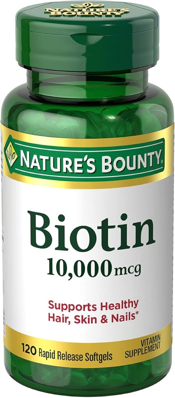71Wje0IKm1L._AC_SL1500_ Biotina 10,000 mcg – Fuerza para Cabello y Uñas (100 Cápsulas)