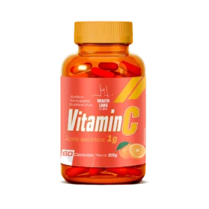 vitamina60 Vitamina C 1000mg + Zinc – Refuerzo Inmunológico (60 Cápsulas)