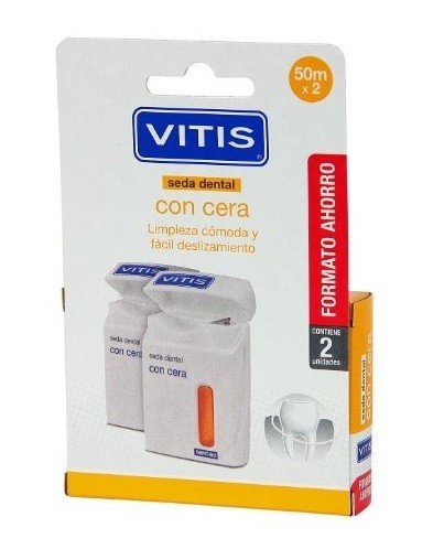 Hilo Dental Expandible con Cera y Flúor (Pack x2)